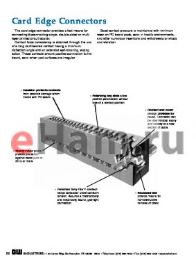 CA-10-9401 datasheet - Card Edge Connectors