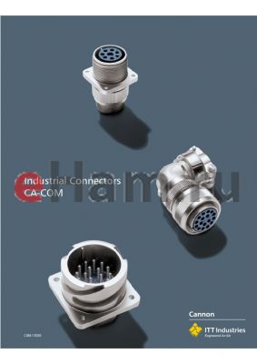 CA00COM-E10SL-1SW-B-DN datasheet - Industrial Connectors