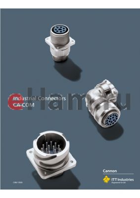 CA20COM-L16-1SW-B-01 datasheet - Industrial Connectors