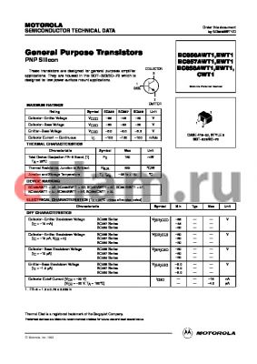 BC858BWT1 datasheet - CASE 419-02, STYLE 3 SOT-323/SC-70