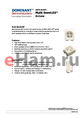 DMST-CJS-PR datasheet - Multi LED Bi-Color