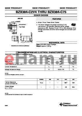 BZX384-B9V1 datasheet - BZX384