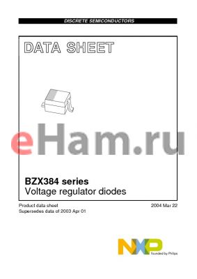 BZX384-C27 datasheet - Voltage regulator diodes