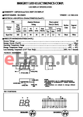 BD-C836RD datasheet - 0.80