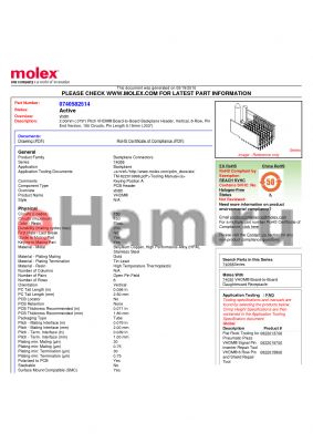 0740582514 datasheet - 2.00mm (.079