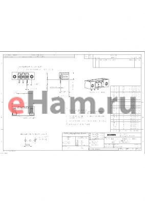 1-284539-5 datasheet - TERMINAL BLOCK HEADER ASSEMBLY 90 Љ , 3.5mm PITCH WITH THREADED FLANGE