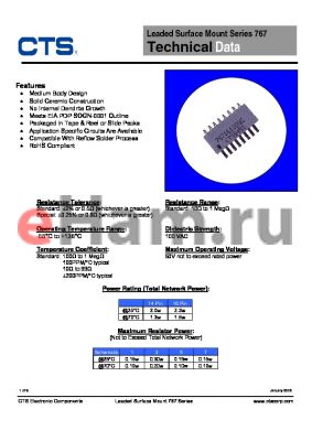 767143820GPTR datasheet - Leaded Surface Mount