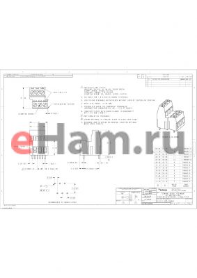 796692-6 datasheet - TERMINAL BLOCK PCB MOUNT, 1ST AND 2ND LEVELSTACKING W/INTERLOCK, 5.08mm PITCH