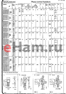 CS5-10IO2 datasheet - Netzthyristoren Phase control thyristors