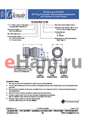 ITGG08R36PZ datasheet - 90` Plug Connector with Accessory Backshell