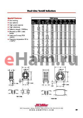 7112-RC datasheet - Common Mode EMI Chokes