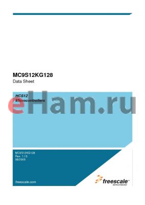 MC9S12KC128CPU datasheet - Microcontrollers