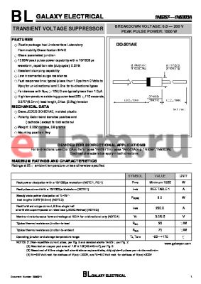 SMF6V0A datasheet - SURFACE MOUNT ESD PROTECTION DIODES