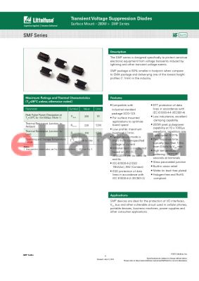 SMF9.0A datasheet - Transient Voltage Suppression Diodes