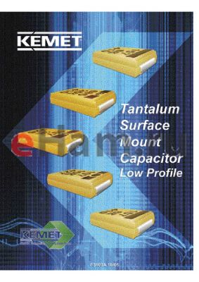 T491S107M004AS datasheet - LOW PROFILE SURFACE MOUNT CAPACITORS