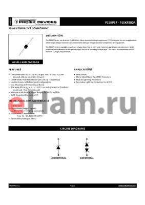 P15KP26A datasheet - 15kW power tvs component