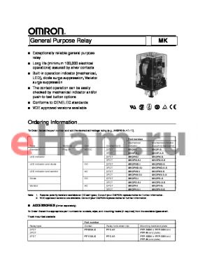 PFC-A1 datasheet - GENERAL PURPOSE RELAY