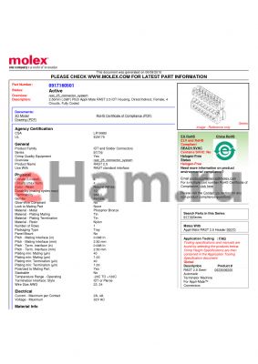 SD-91716-001 datasheet - 2.50mm (.098