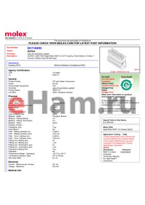 SD-91716-001 datasheet - 2.50mm (.098
