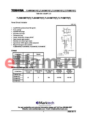 TLSH38TP datasheet - TOSHIBA InGaAP LED