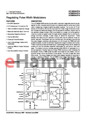 UC1525AL883B datasheet - Regulating Pulse Width Modulators