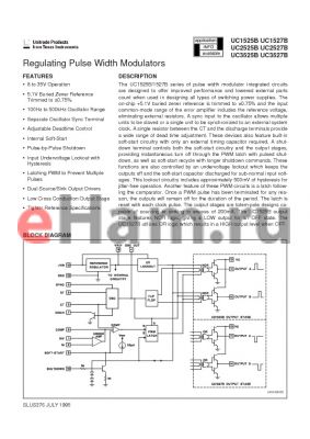 UC1525BJQMLV datasheet - Regulating Pulse Width Modulators