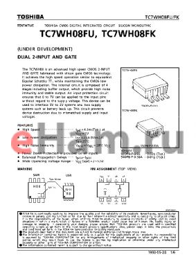 TC7WH08FK datasheet - DUAL 2-INPUT AND GATE