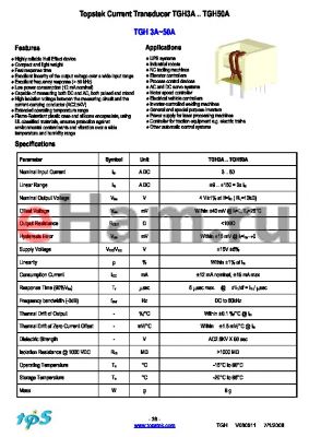TGH47A datasheet - Topstek Current Transducer