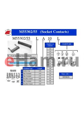 M55355L-F40M datasheet - M55302
