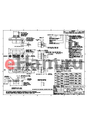 FCC17-A15SE-2F0G datasheet - FCC 17 FILTERED D-SUB, VERTICAL MOUNT PCB TAIL PIN & SOCKET