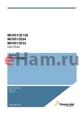 MC9S12E128VFC datasheet - HCS12 Microcontrollers