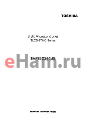 TMP86CS44UG datasheet - 8 Bit Microcontroller
